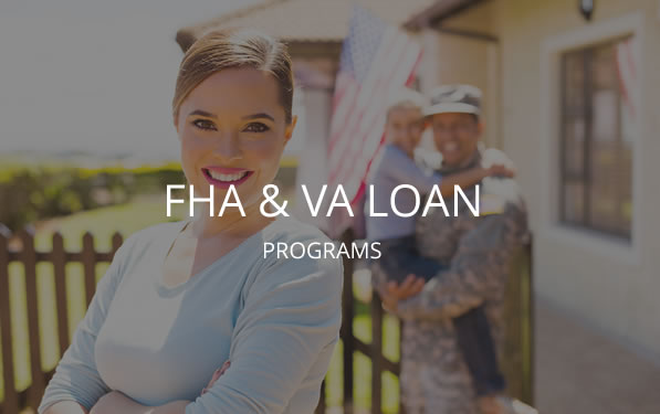 Military family at home - FHA and VA loans